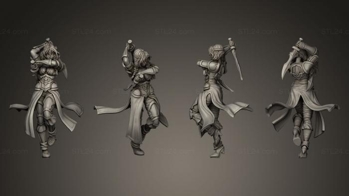 Figurines heroes, monsters and demons (Kensiee, STKM_0249) 3D models for cnc